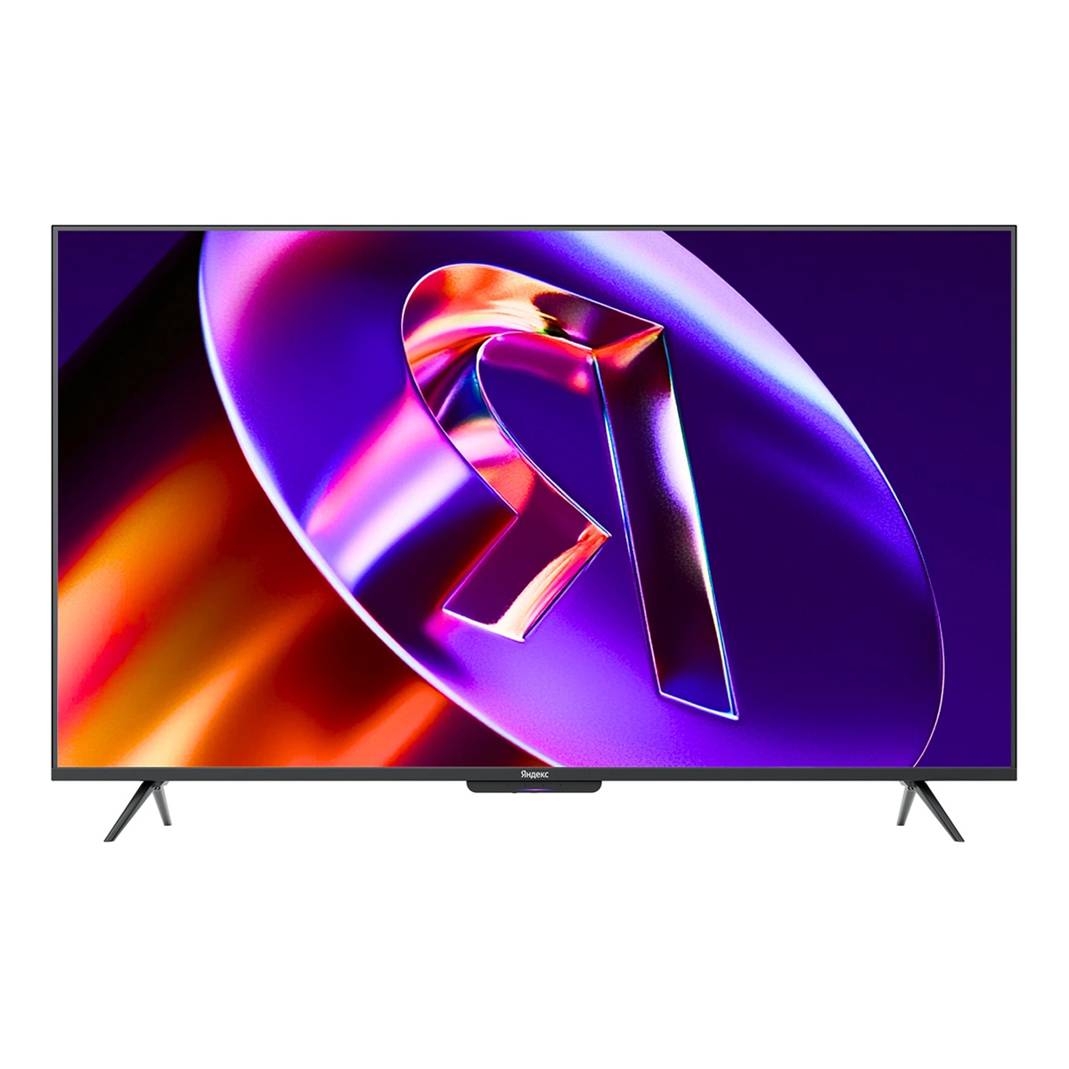 Телевизор Яндекс ТВ Станция Про (Алиса) 55" 4K UHD 144 Гц QLED (YNDX-00103) Чёрный