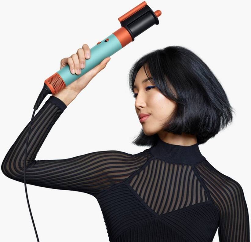 Стайлер Dyson AirWrap Complete Long HS08 (Global) Curly+Coily, Ceramic Patina/Topaz, бирюзовый/оранжевый