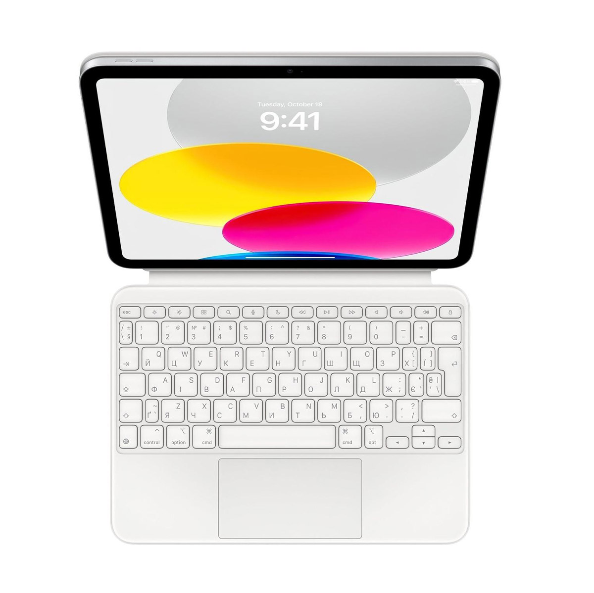 Чехол-клавиатура Apple Magic Keyboard Folio для iPad 10.9" (10‑st gen | 11‑st gen) White, белый