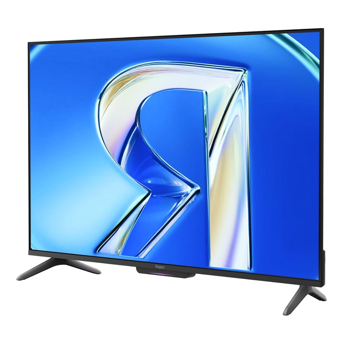 Телевизор Яндекс ТВ Станция Бейсик (Алиса) 43" 4K UHD, 60 Гц QLED (YNDX-00078) Чёрный