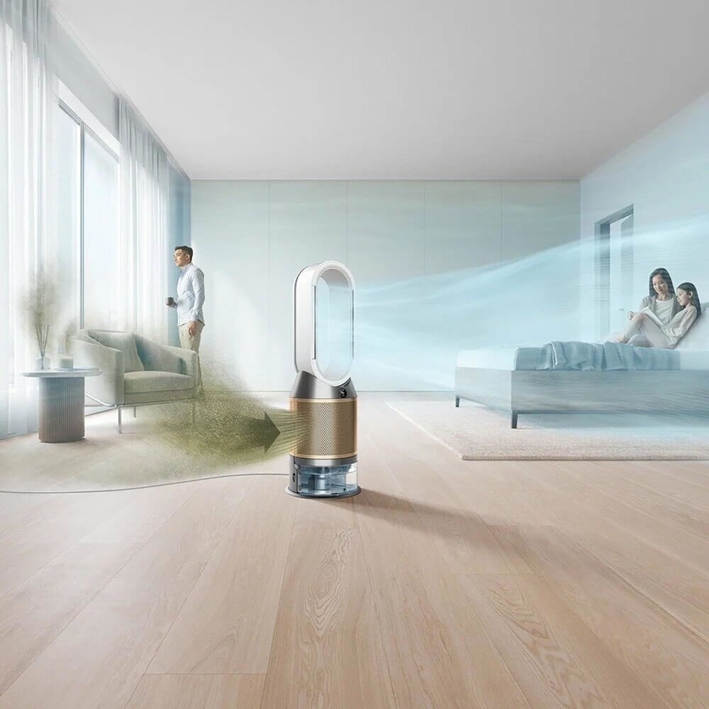 Увлажнитель-очиститель воздуха Dyson PH05 White/Gold, бело-золотой