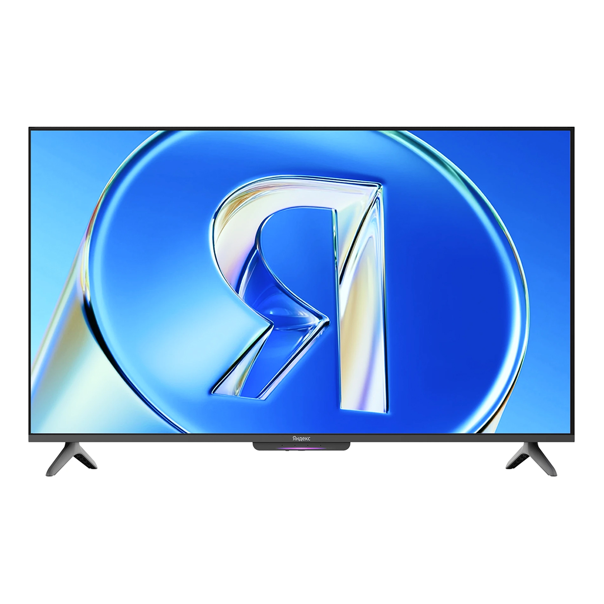 Телевизор Яндекс ТВ Станция Бейсик (Алиса) 43" 4K UHD, 60 Гц QLED (YNDX-00078) Чёрный