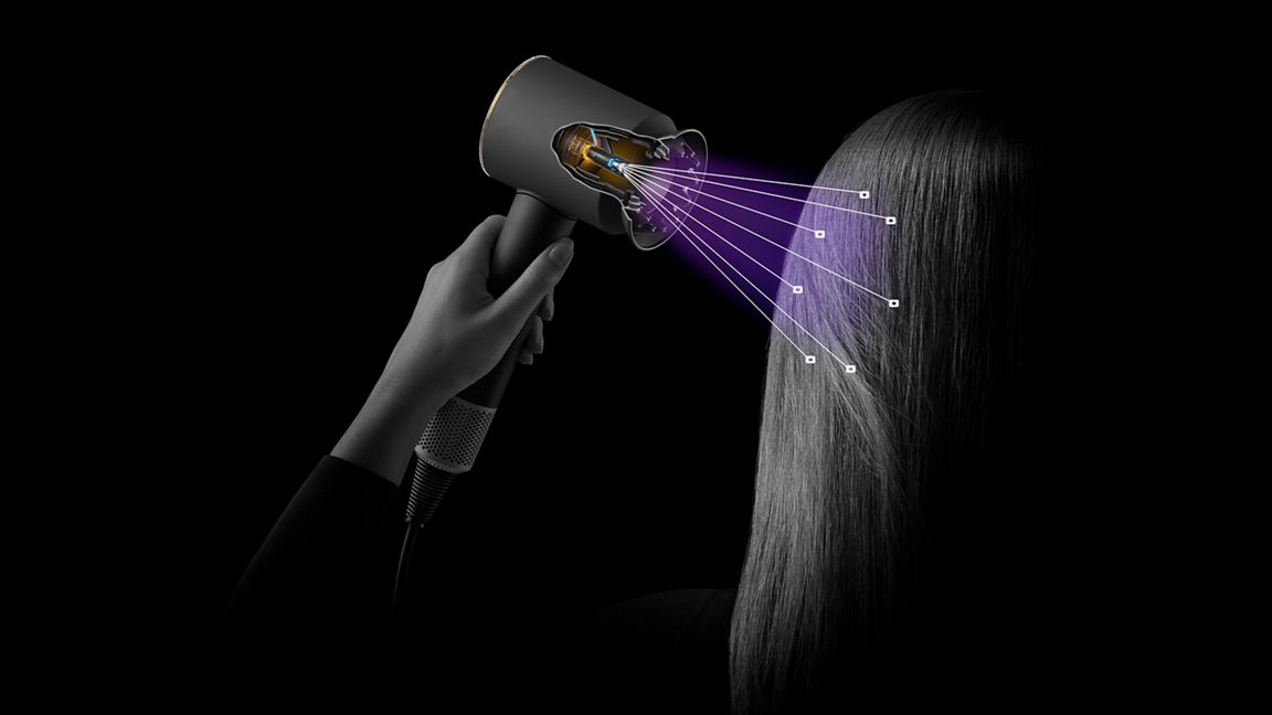 Фен Dyson Supersonic Nural HD16 (CN/HK) Prussian Blue/Topaz, синий