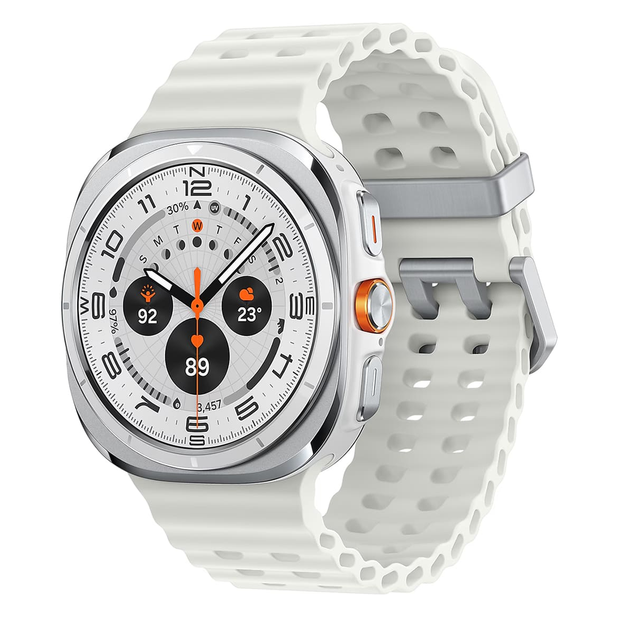 Купить часы samsung galaxy watch ultra 47 мм titanium white, белый титан (2025) в Самаре