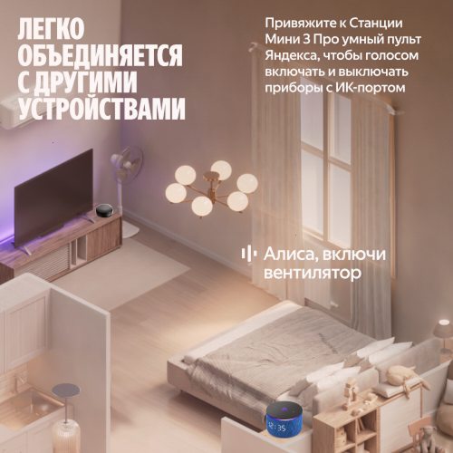 Купить умная колонка яндекс станция мини 3 про с алисой, zigbee, зеленый, 18 вт в Самаре