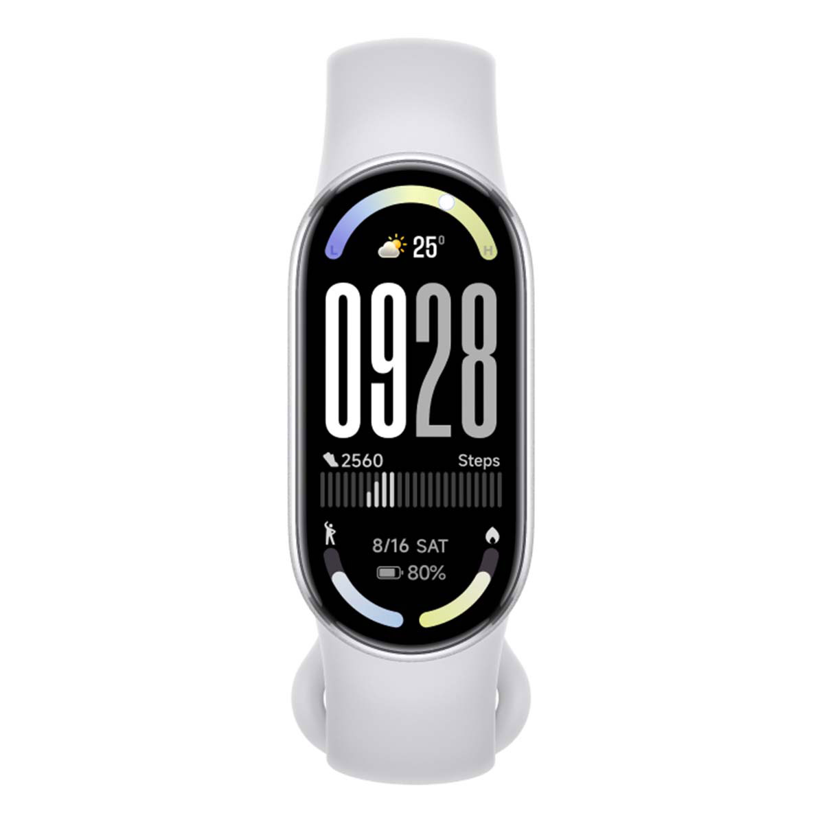 Фитнес браслет Xiaomi Smart Band 10 Glacier Silver Global, серебро
