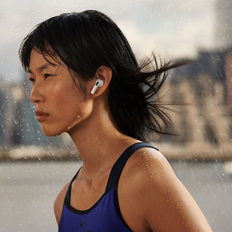 Купить беспроводные наушники apple airpods 3 с зарядным футляром white белый с доставкой