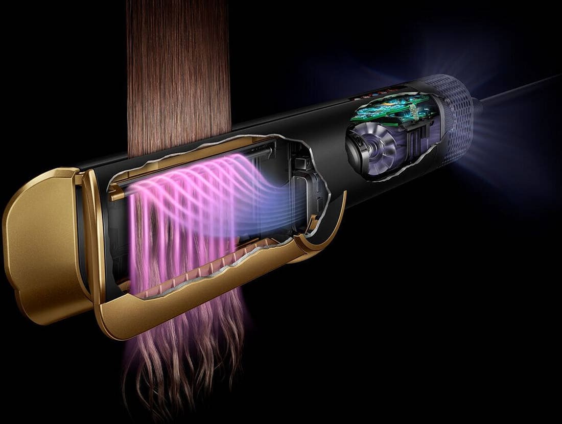 Выпрямитель для волос Dyson Airstrait HT01 (CN/HK/KR) Onyx/Gold, Оникс/золото