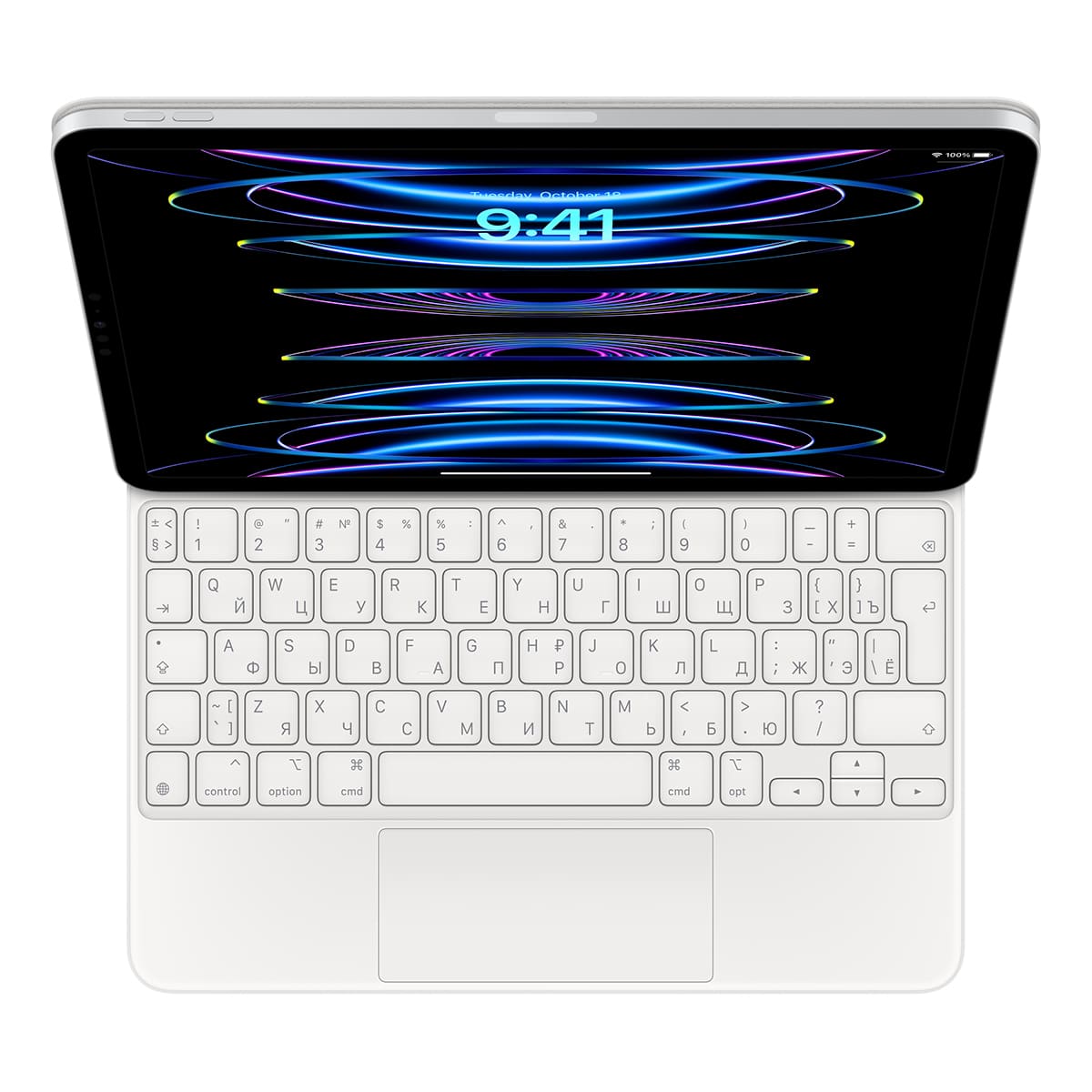 Чехол-клавиатура для iPad Pro | Air 11" (4‑st gen | 5‑st gen) Apple Magic Keyboard (MJQJ3) White, белый