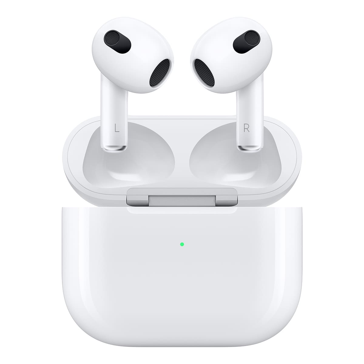 Купить беспроводные наушники apple airpods 3 с беспроводным зарядным футляром magsafe white белый с доставкой