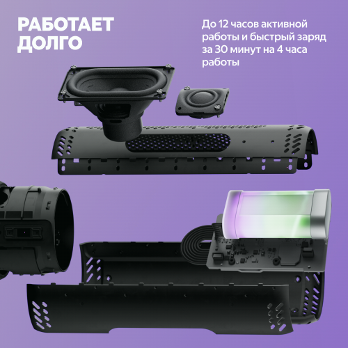 Купить умная портативная колонка яндекс станция стрит с алисой, зелёный, 30вт в Самаре
