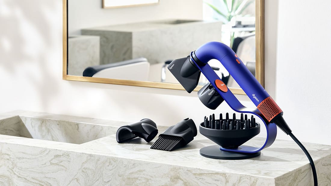 Фен Dyson Supersonic R Pro HD18 (Global) Vinca Blue/Topaz Orange, синий/оранжевый