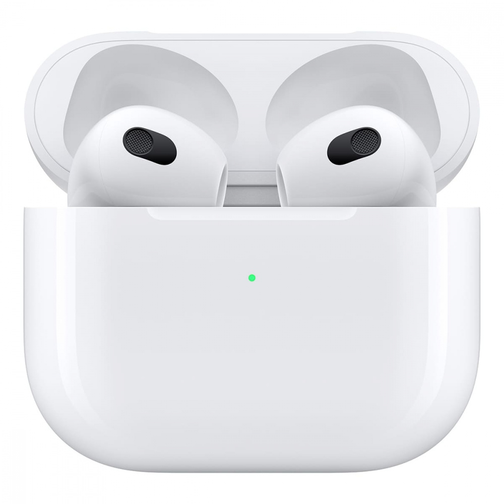 Купить беспроводные наушники apple airpods 3 с зарядным футляром white белый с доставкой