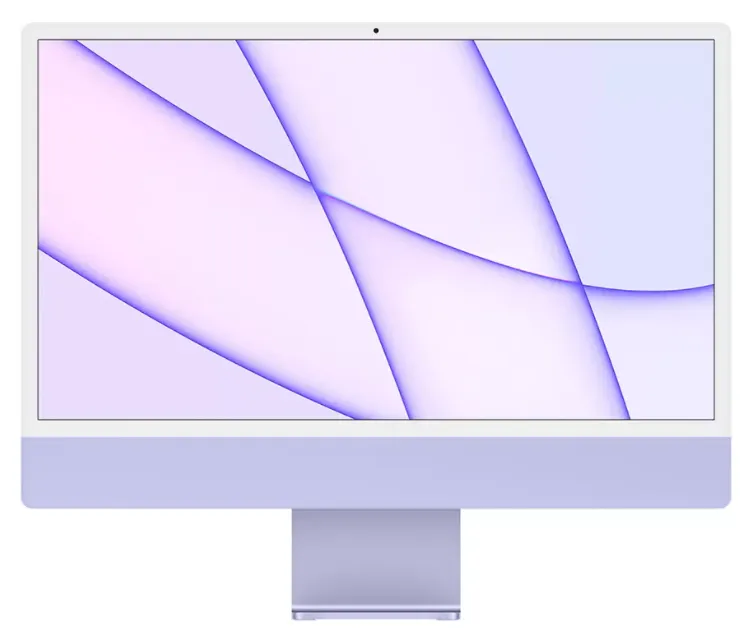 Купить моноблок apple imac 24" retina 4,5k, m1 8c cpu, m1 (8c gpu), 8 gb, ssd 256 gb purple цвет фиолетовый с доставкой