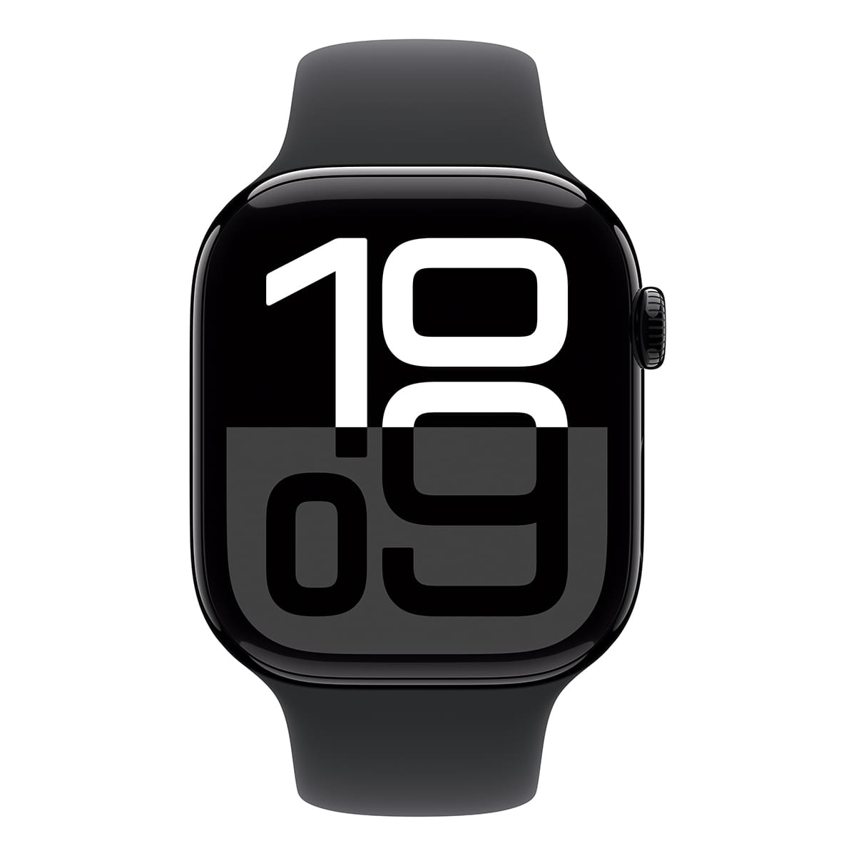 Купить apple watch series 10, 46 мм корпус из алюминия цвета «jet black», ремешок sport band «black» с доставкой