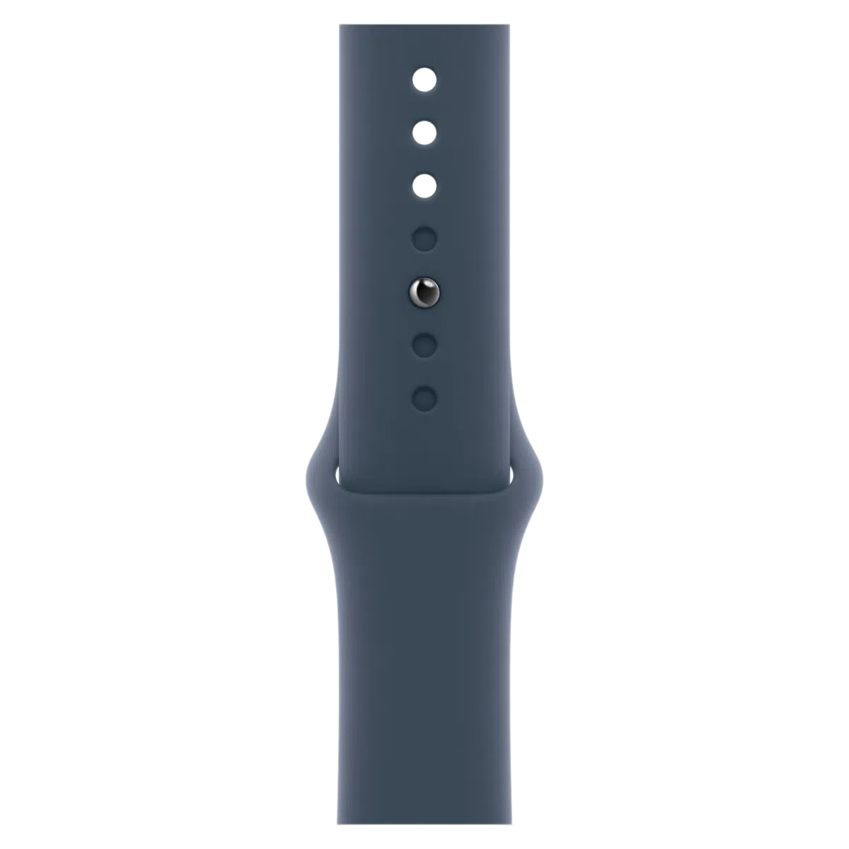 Купить apple watch series 9 41мм корпус из алюминия серебристого цвета спортивный ремешок синего цвета с доставкой