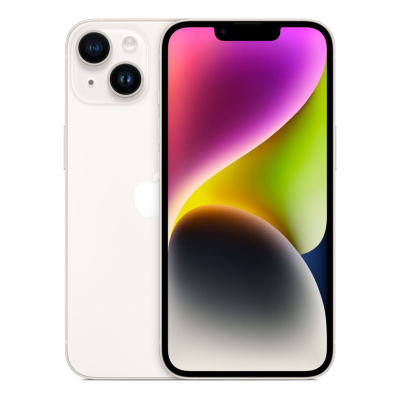 Купить apple iphone 14 128gb dual sim starlight, «сияющая звезда» с доставкой