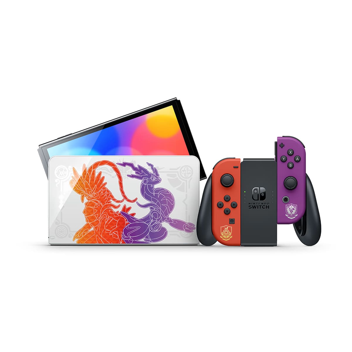 Купить игровая консоль nintendo switch oled 64gb pokemon skarlet and violet edition, красный/фиолетовый с доставкой