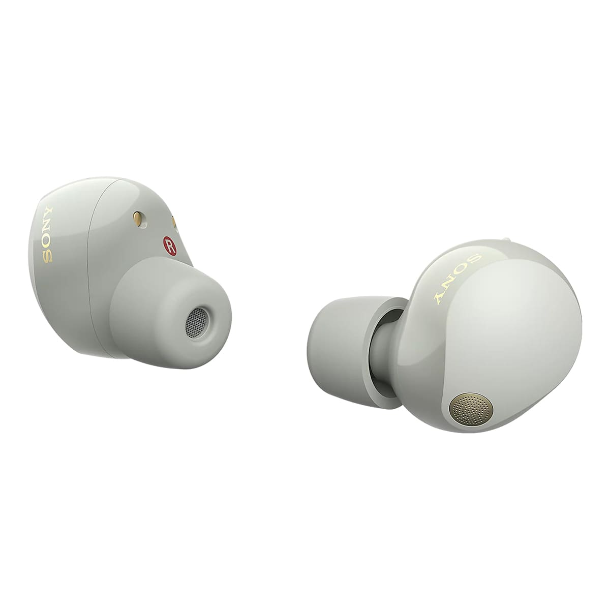 Беспроводные наушники Sony (WF-1000XM5) Platinum Silver, белый