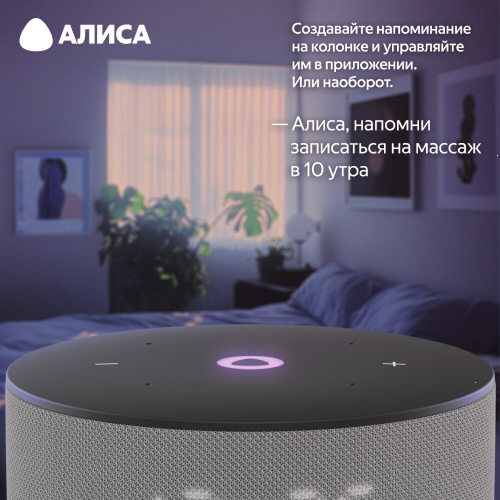 Купить умная колонка яндекс станция мини 3 с алисой, серый, 12вт в Самаре