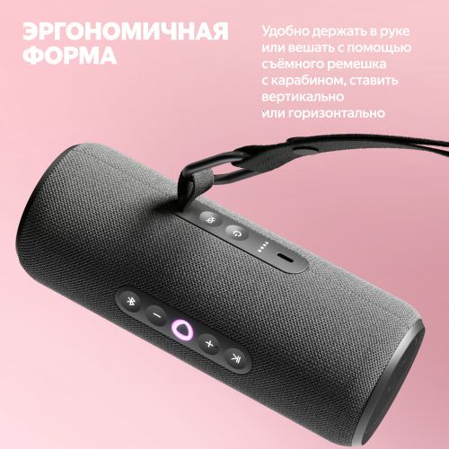 Купить умная портативная колонка яндекс станция стрит с алисой, серый, 30вт в Самаре