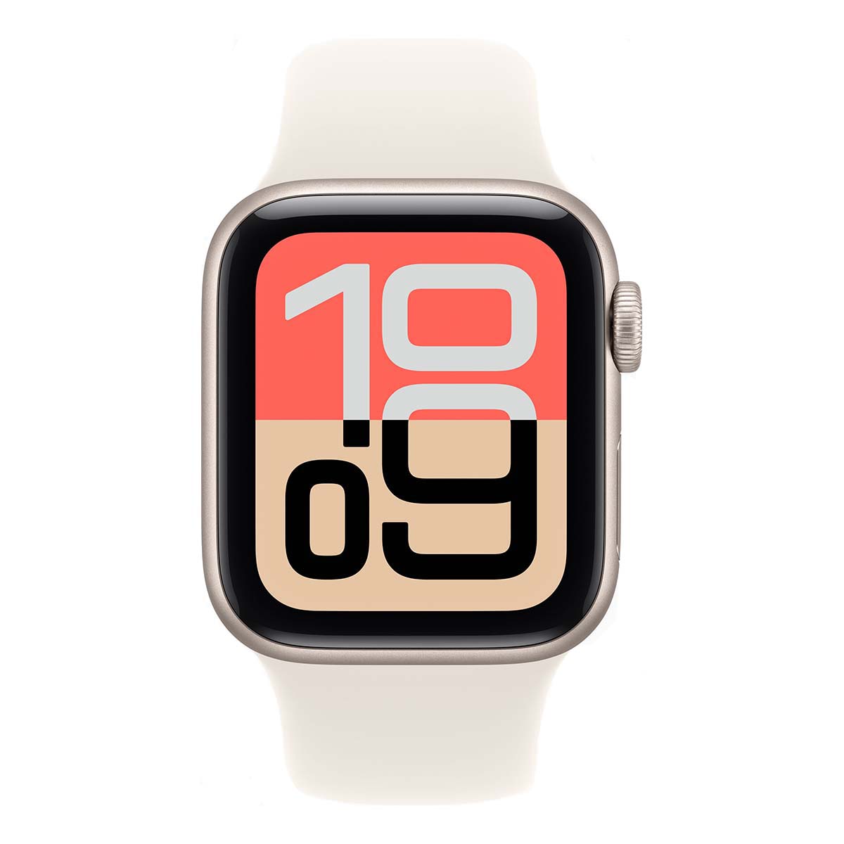 Купить apple watch se 3 (2025), 44 мм корпус из алюминия цвета «starlight», ремешок sport band размера m/l цвета «starlight» с доставкой