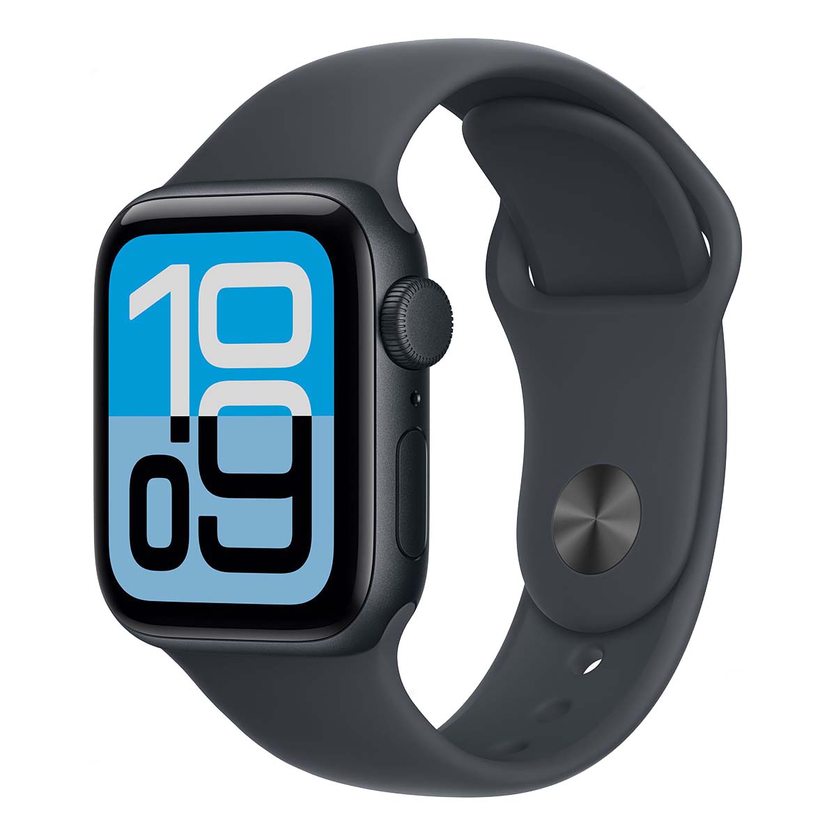 Купить apple watch se 3 (2025), 40 мм корпус из алюминия цвета «midnight», ремешок sport band размера s/m цвета «midnight» с доставкой